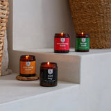 Golden Hour Amber Candle – Honey & Tobacco Warm Scent | Cosy Vegan Candle