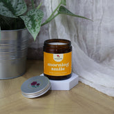 Morning Smile Amber Candle – Uplifting Citrus & Floral Scent | Handmade in UK