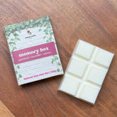 Natural Wax Melt Memory Box - Long-Lasting Fragrance (Up to 100 Hours) - Plastic-Free
