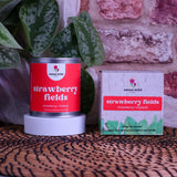 Strawberry Fields Scented Candle – Juicy Berries & Soft Vanilla | Natural Wax