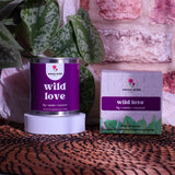 Wild Love Scented Candle – Fig; Cherry & Creamy Woods | Natural Wax