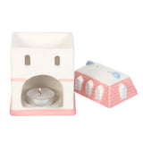 Pastel House Wax Melt Burner – Ceramic House Wax Warmer