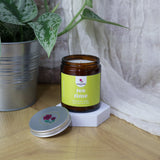 Tea Time Amber Candle – Zesty Lemongrass & Ginger Scent | Vegan Home Fragrance