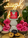 Rose Garden Scented Candle – Blooming Rose & Amber Woods | Natural Wax