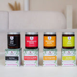 Tea Time Amber Candle – Zesty Lemongrass & Ginger Scent | Vegan Home Fragrance