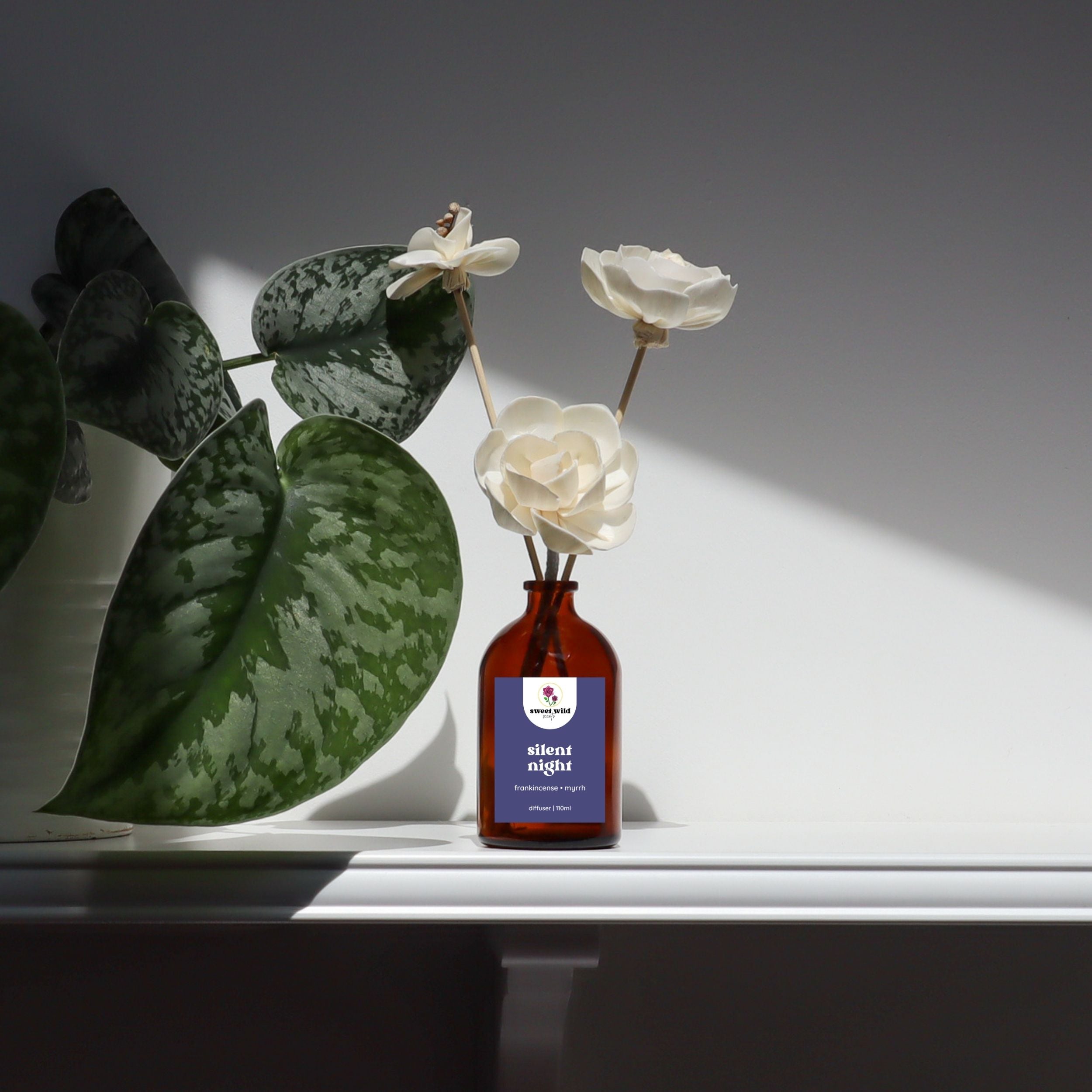 Sola Wood Flower Diffuser Silent Night | Frankincense UK – Sweet Wild ...